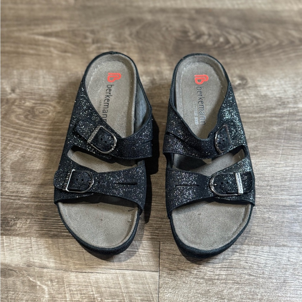 Berkemann Lüneburg Women's Slippers Womens size 6  black